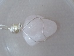 תליוני אבני חן רוז קוורץ בינוני-2