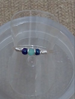 טבעת קריסטל עדינה - 3