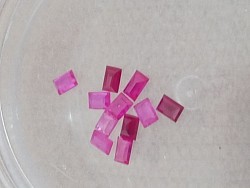 אבני חן לשיבוץ רובי מלבני 3.5/2.5 מ