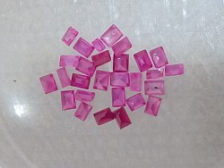אבני חן לשיבוץ רובי מלבני 2.5/2 מ