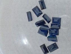 אבני חן לשיבוץ ספיר כחול מלבני 3/2 מ