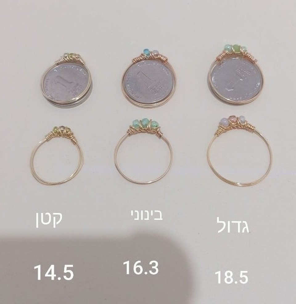 מידות טבעות