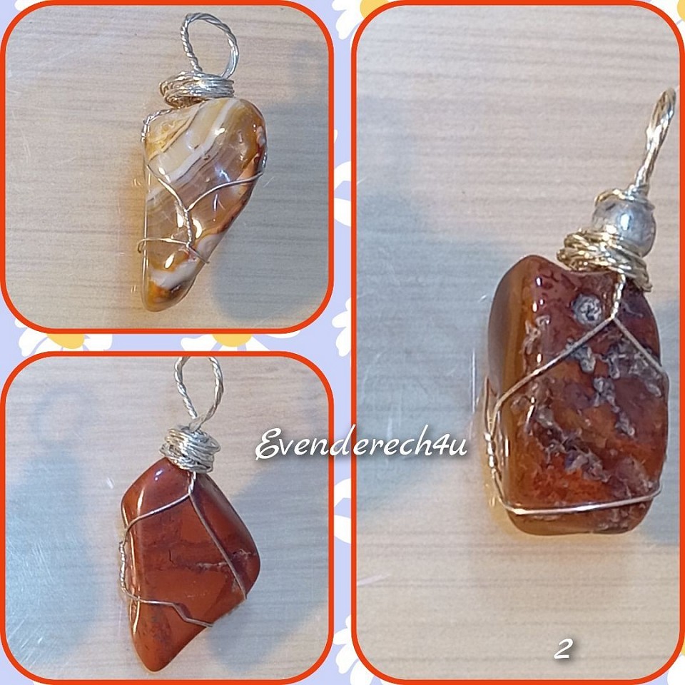 תליוני אבני חן קורנליאן