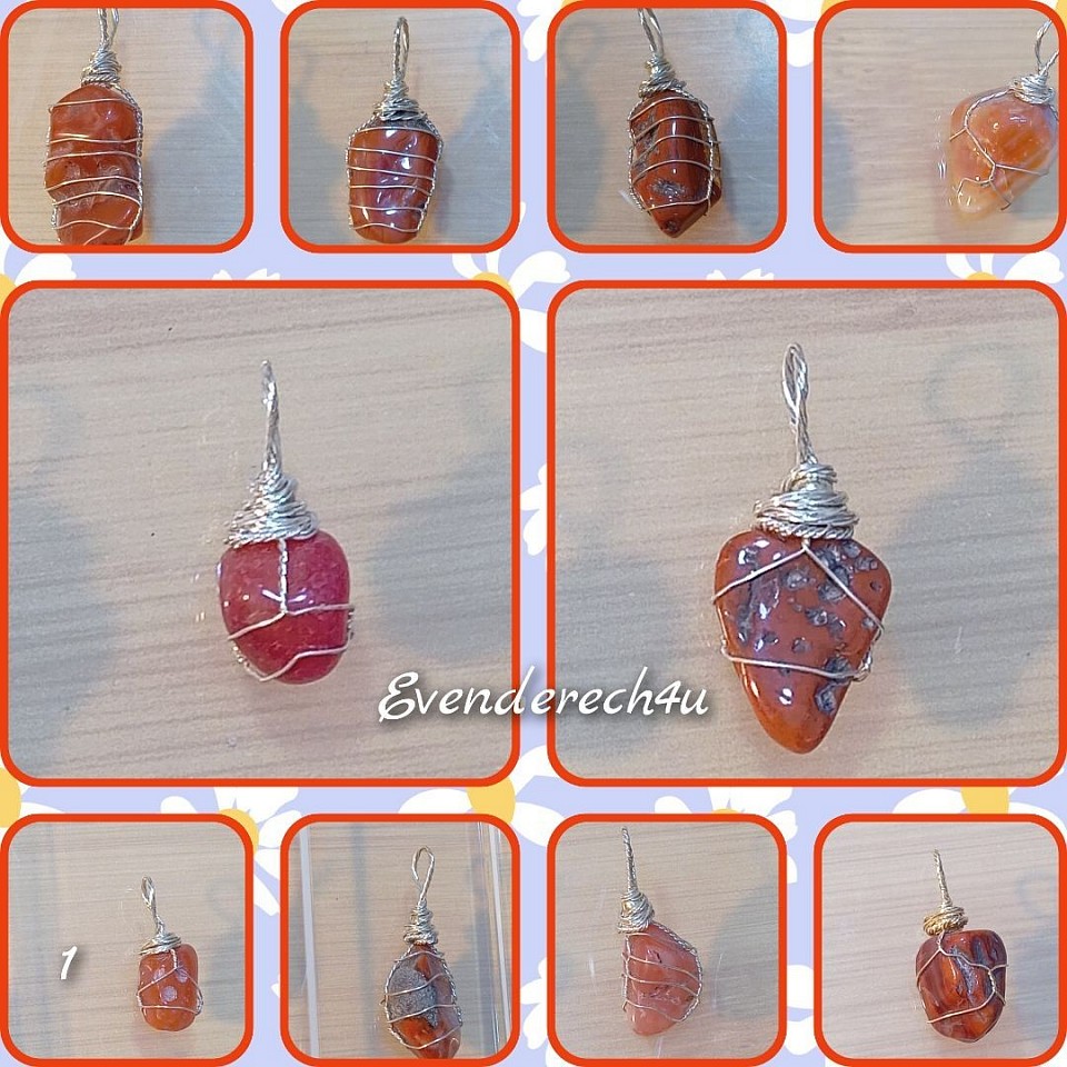 תליוני אבני חן קורנליאן