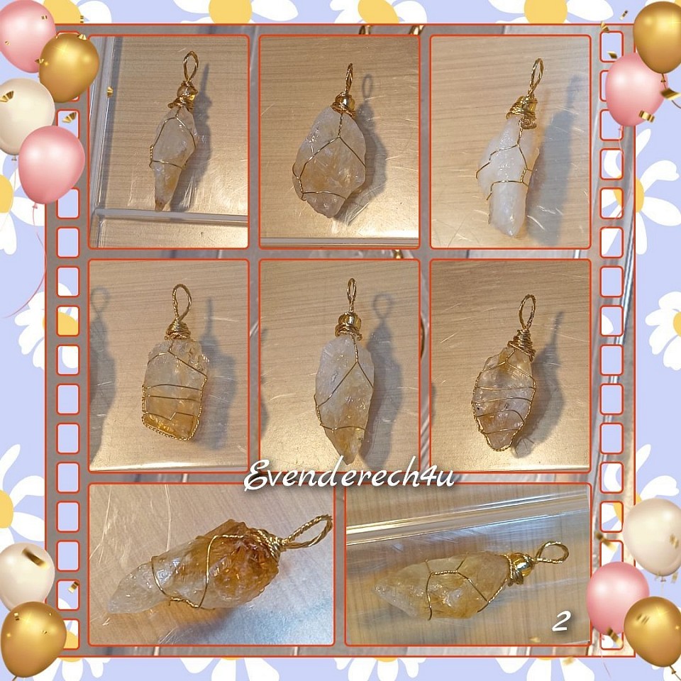 תליוני אבני חן סיטרין