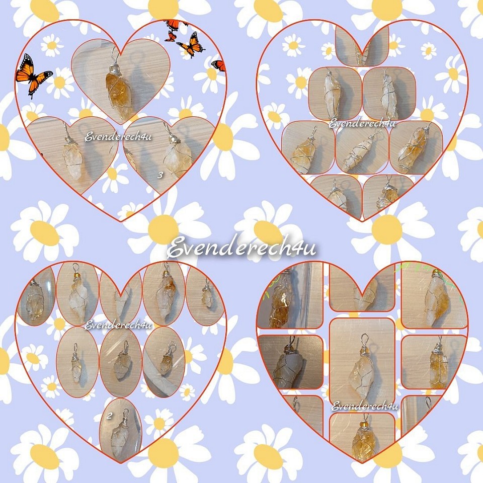 תליוני אבני חן סיטרין