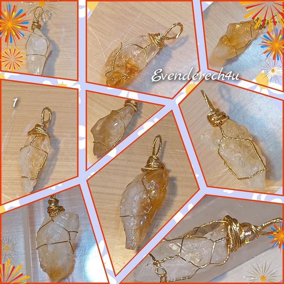 תליוני אבני חן סיטרין