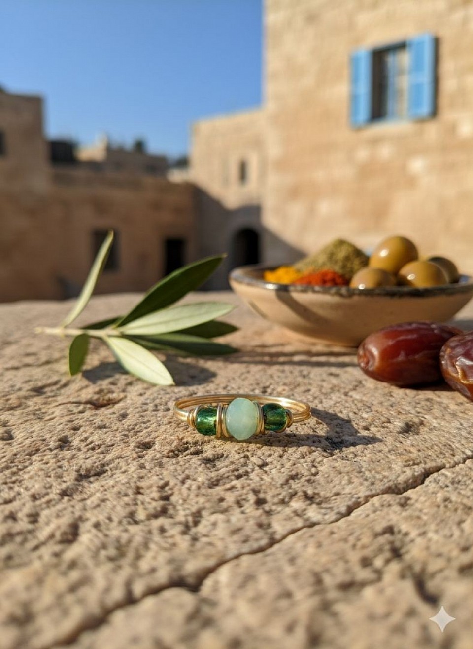 טבעות עדינות עם קריסטלים ואבני חן