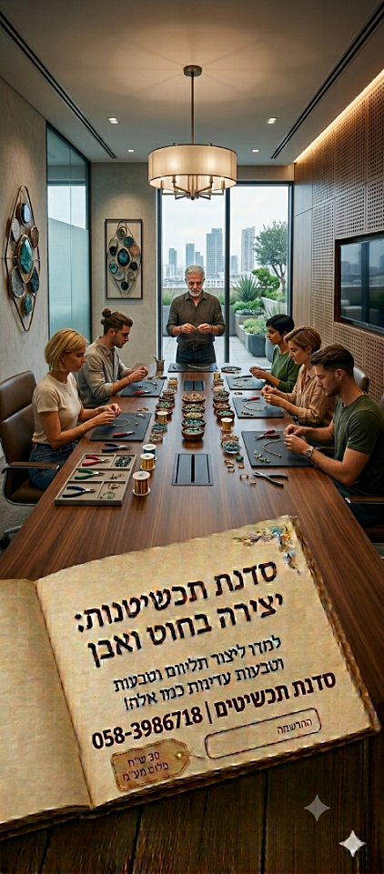 סדנת ליפוף אבני חן